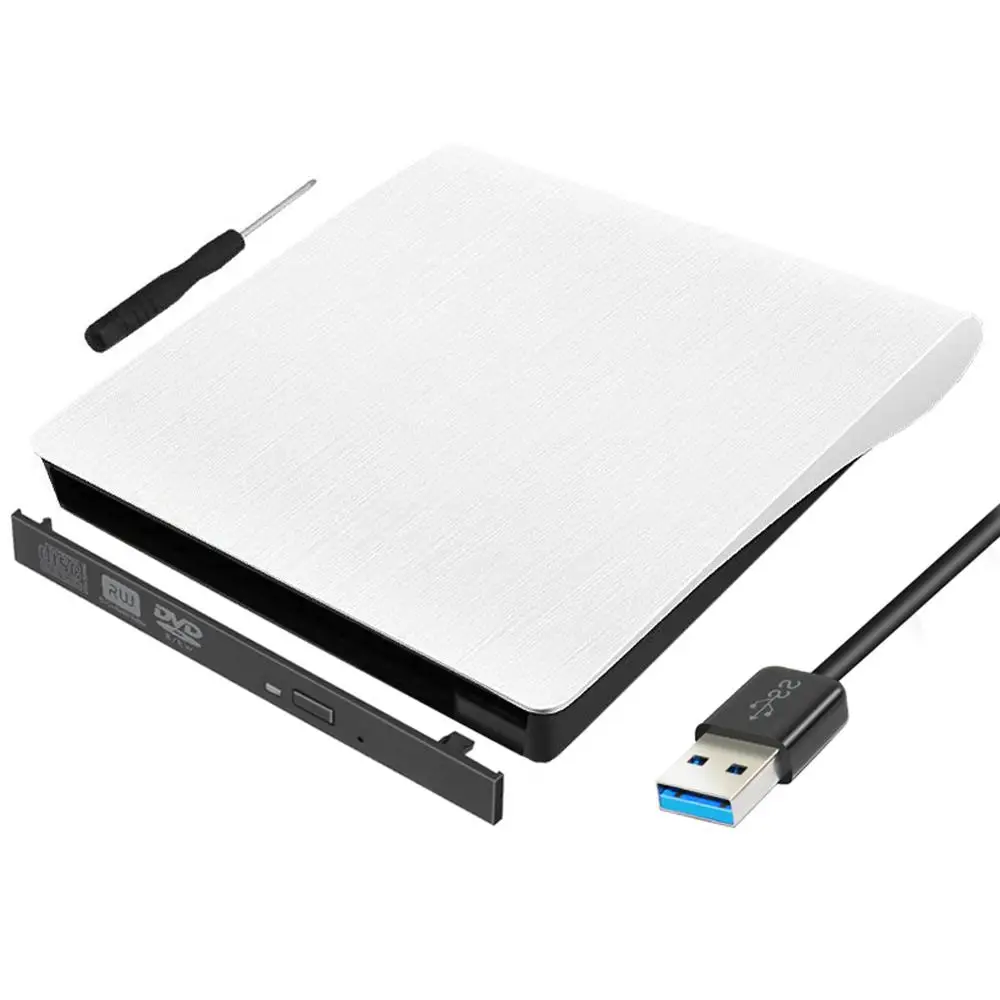 White Slim Hard Plastic USB 3.0 SATA 12.7mm External DVD Enclosure CD-ROM Case For Laptop CD/DVD Optical Drive Wholesale
White Slim Hard Plastic USB 3.0 SATA 12.7mm External DVD Enclosure CD-ROM Case For Laptop CD/DVD Optical Drive Wholesale