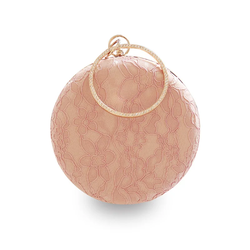 New handheld dinner bag female Korean version of lace chain single-shoulder oblique satchel European and American fashion round
New handheld dinner bag female Korean version of lace chain single-shoulder oblique satchel European and American fashion round