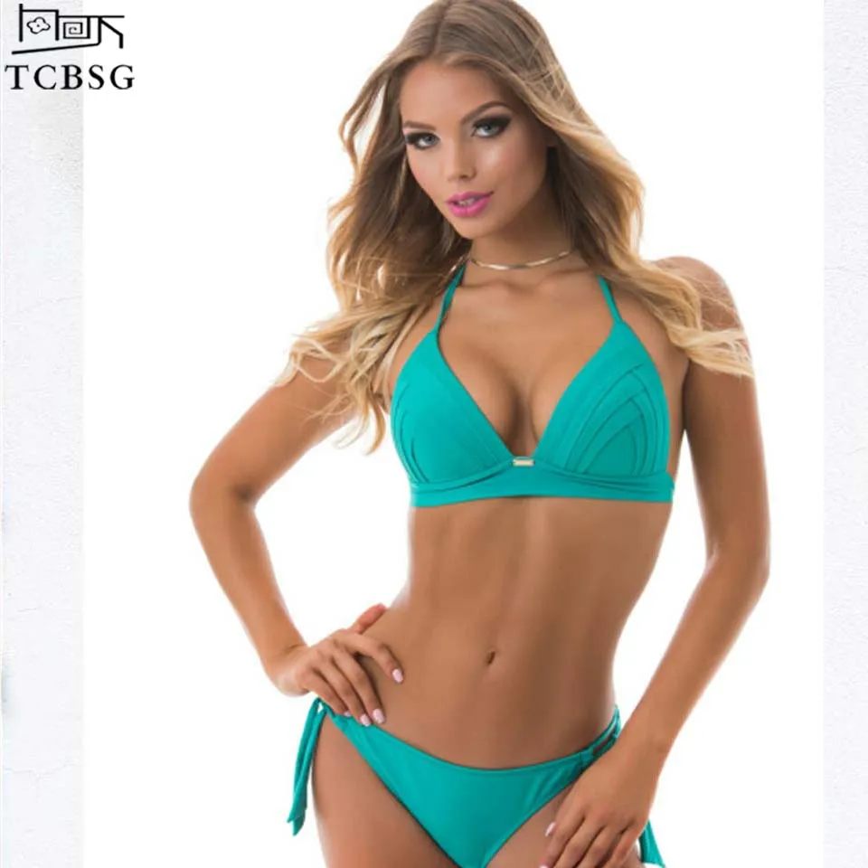 TCBSG Summer Bikinis 2019 Women Swimsuit New Solid Swim Top Bathing Suit Padded Sexy Swimwear Bikini Brazilian Biquini
TCBSG Summer Bikinis 2019 Women Swimsuit New Solid Swim Top Bathing Suit Padded Sexy Swimwear Bikini Brazilian Biquini