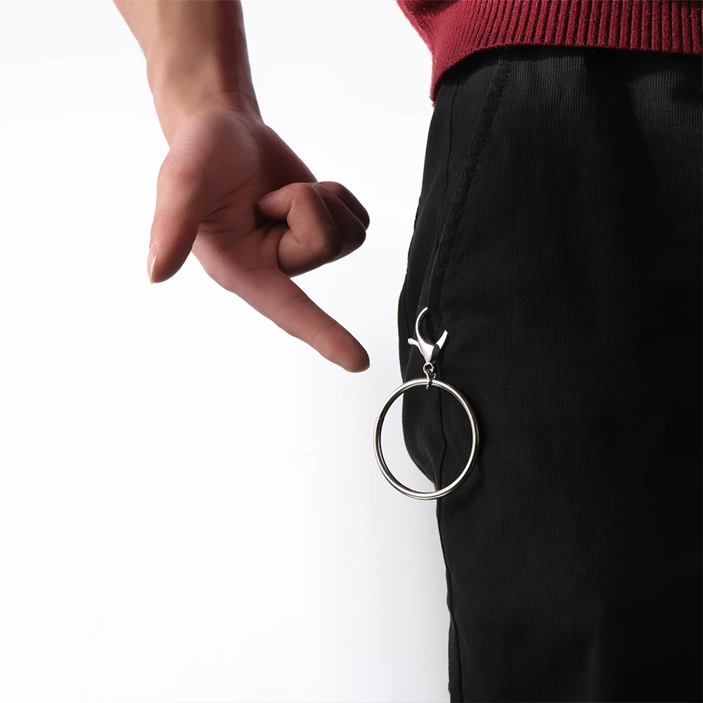 Hot Sale HipHop Street Big Ring Key Chain Rock Punk Trousers Hipster Key Chains Pant Keychain Fashion Accessories
Hot Sale HipHop Street Big Ring Key Chain Rock Punk Trousers Hipster Key Chains Pant Keychain Fashion Accessories