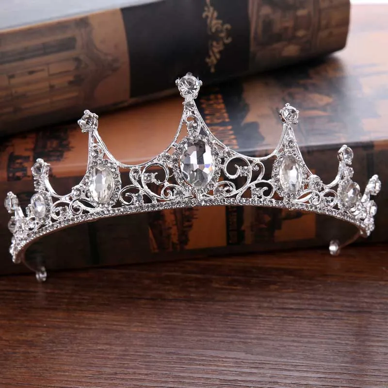 Bridal Wedding Crystal Delicate Crown Tiaras Women Fashion Silver Metal Headpieces Shining Rhinestone Party Hair Accessories
Bridal Wedding Crystal Delicate Crown Tiaras Women Fashion Silver Metal Headpieces Shining Rhinestone Party Hair Accessories
