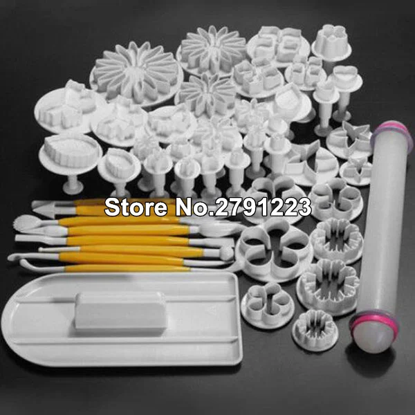 New 46Pcs/set Fondant Cake Decorating Plunger Cutter Tools Mold Cookies full set mold
New 46Pcs/set Fondant Cake Decorating Plunger Cutter Tools Mold Cookies full set mold