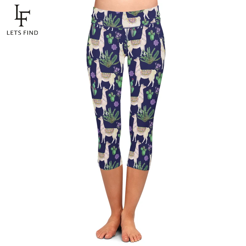 Summer Style New Arrival Women Capri Leggings 3D Cartoon Alpaca Print Mid-Calf Fitness Elastic Leggings Plus Size
Summer Style New Arrival Women Capri Leggings 3D Cartoon Alpaca Print Mid-Calf Fitness Elastic Leggings Plus Size