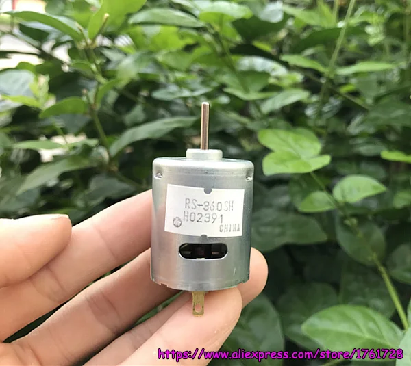 Brand new and original Mabuchi 360 micro DC motor RS-360SH 6V 12V 27.5*32.5mm slow speed motor~
Brand new and original Mabuchi 360 micro DC motor RS-360SH 6V 12V 27.5*32.5mm slow speed motor~