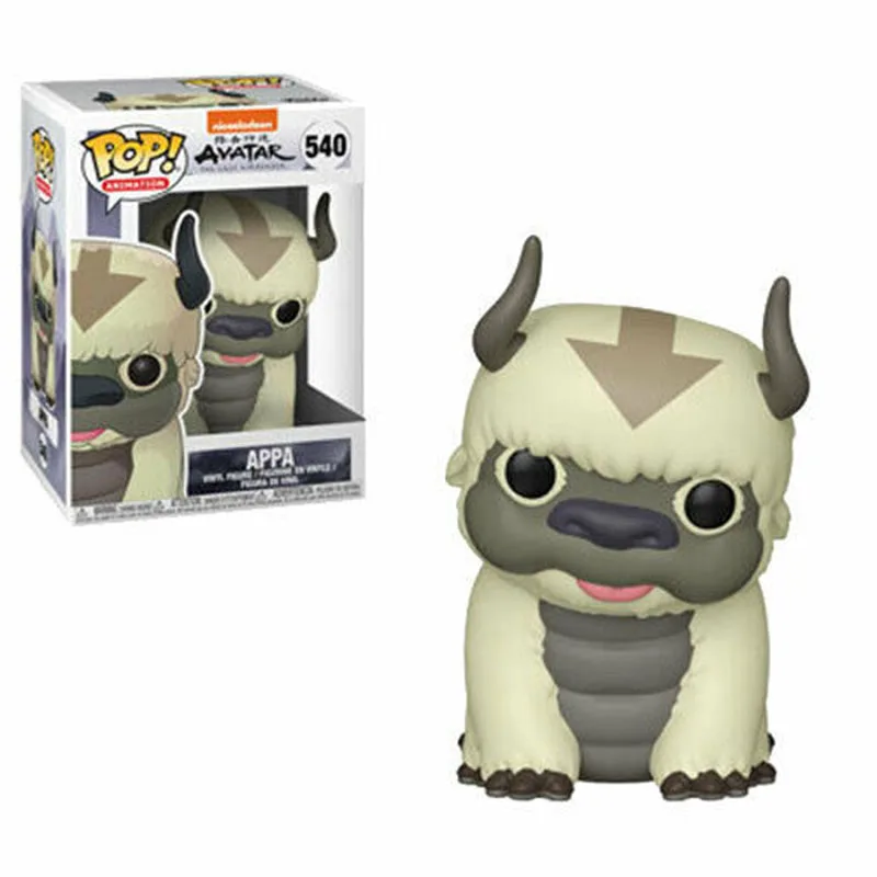 FUNKO POP 10cm Anime Characters Avatar: The Last Airbender Vinyl Figure #540 Appa Action Figure Model Toys for Children
FUNKO POP 10cm Anime Characters Avatar: The Last Airbender Vinyl Figure #540 Appa Action Figure Model Toys for Children