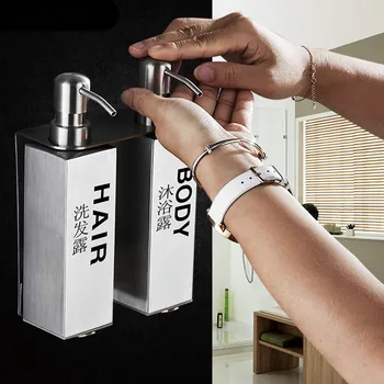 Soap Dispenser 304 stainless steel bathroom hand sanitizer bottle double end soap liquid box hotel wall dispenser shampoo hangin
Soap Dispenser 304 stainless steel bathroom hand sanitizer bottle double end soap liquid box hotel wall dispenser shampoo hangin