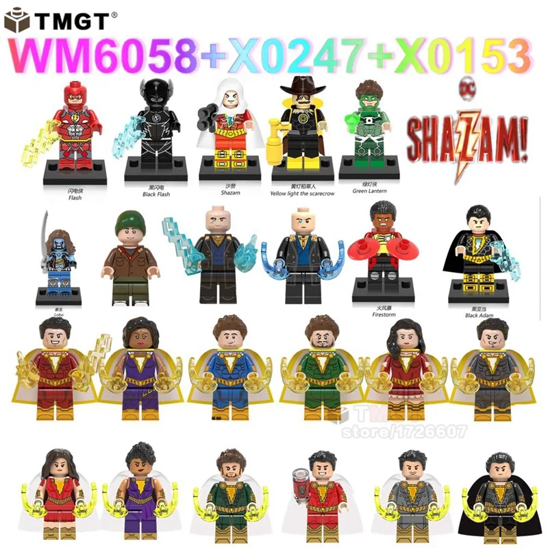Single Shazam Super Heroes X0247 Freddy Freeman Black Adam Pedro Pena Flash DC heroes Assemblage Building Blocks Children Gifts
Single Shazam Super Heroes X0247 Freddy Freeman Black Adam Pedro Pena Flash DC heroes Assemblage Building Blocks Children Gifts