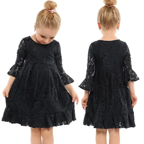 Baby Girl Kids Long Sleeve Dress Lace Floral Wedding Ball Gown Party Formal Dress Sundress
Baby Girl Kids Long Sleeve Dress Lace Floral Wedding Ball Gown Party Formal Dress Sundress