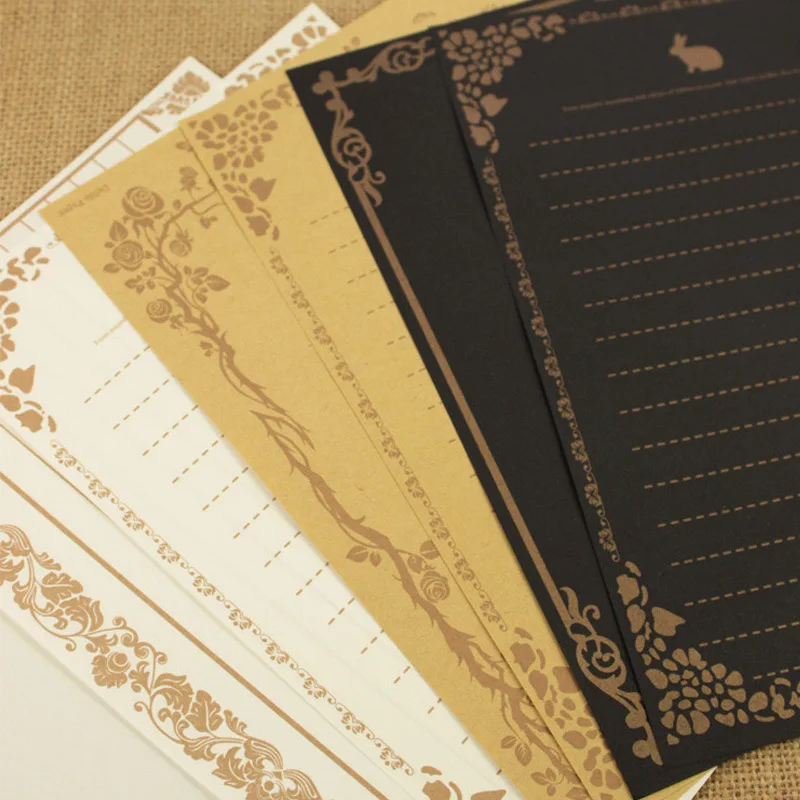 8 Sheets/set European Vintage Style Writing Paper Letter for Envelopes Writing Stationery Paper Pad Note Letter Set
8 Sheets/set European Vintage Style Writing Paper Letter for Envelopes Writing Stationery Paper Pad Note Letter Set