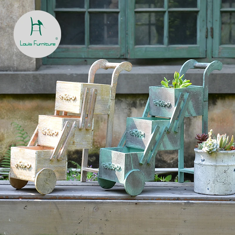 Louis fashion Plant Shelves American Country Solid Mini Flower Frame Trolley Balcony Wooden Fleshy Pot Desktop Receiving Box
Louis fashion Plant Shelves American Country Solid Mini Flower Frame Trolley Balcony Wooden Fleshy Pot Desktop Receiving Box