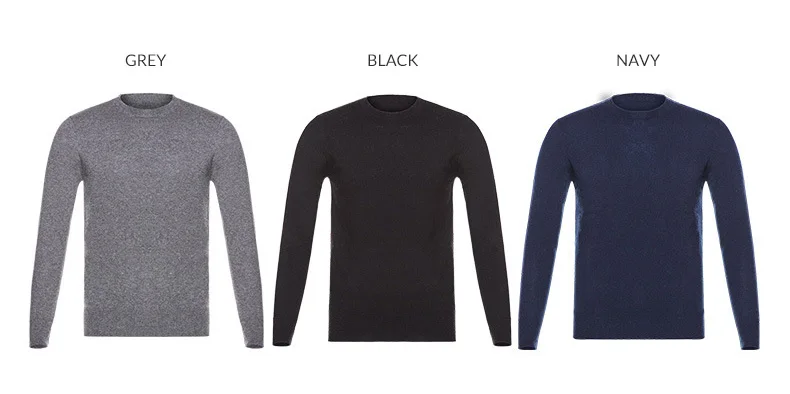 mens wool pullover 100�shmere o neck sweater for men 2019 fall