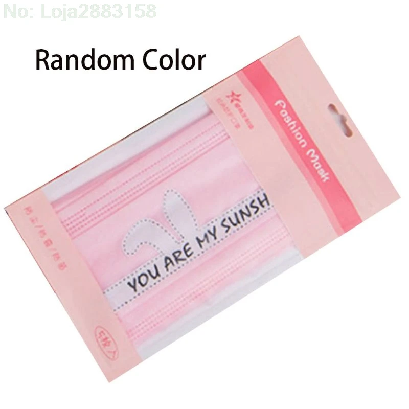 5Pcs/Set Cute Long Rabbit Ears Student Summer Disposable Anti-Dust Mouth Mask Candy Color Couples Outdoor Surgical Respirator
5Pcs/Set Cute Long Rabbit Ears Student Summer Disposable Anti-Dust Mouth Mask Candy Color Couples Outdoor Surgical Respirator