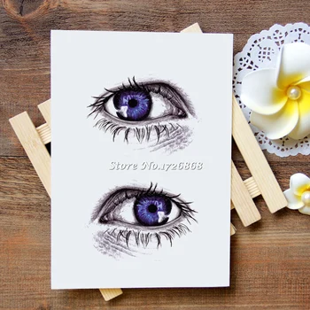 Waterproof Temporary Tattoos Stickers Blue eyes Tattoo Flash Water Transfer Tattoos fake tattoos for women men #236
Waterproof Temporary Tattoos Stickers Blue eyes Tattoo Flash Water Transfer Tattoos fake tattoos for women men #236
