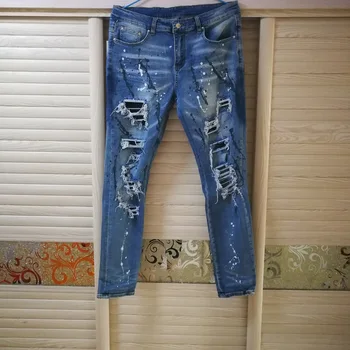 New Jeans Men Denim Jeans Male Regular Fit Cotton Hiphop Trousers Pants Vaqueros Hombre Designer Stretch Casual Straight Leg 563
New Jeans Men Denim Jeans Male Regular Fit Cotton Hiphop Trousers Pants Vaqueros Hombre Designer Stretch Casual Straight Leg 563