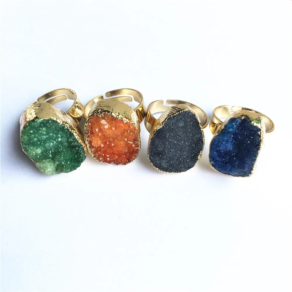 Gazelle-Hot-Mixed-Color-Crystal-Cluster-Natural-Stone-With-Gold-Face-Druzys-Rings-For-Women-Girls (2)