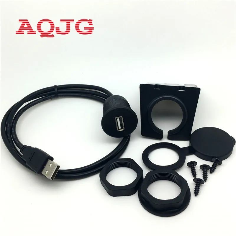 Black Useful USB M/F In Car Dash Mounting Panel Installation AUX Extension Adapter Cable Lead 1M Length AQJG
Black Useful USB M/F In Car Dash Mounting Panel Installation AUX Extension Adapter Cable Lead 1M Length AQJG