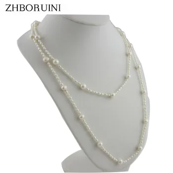 ZHBORUINI 2019 Fashion Long Multilayer Pearl Necklace Freshwater Pearl Size Interval Women Necklace Jewelry For Women Gift
ZHBORUINI 2019 Fashion Long Multilayer Pearl Necklace Freshwater Pearl Size Interval Women Necklace Jewelry For Women Gift