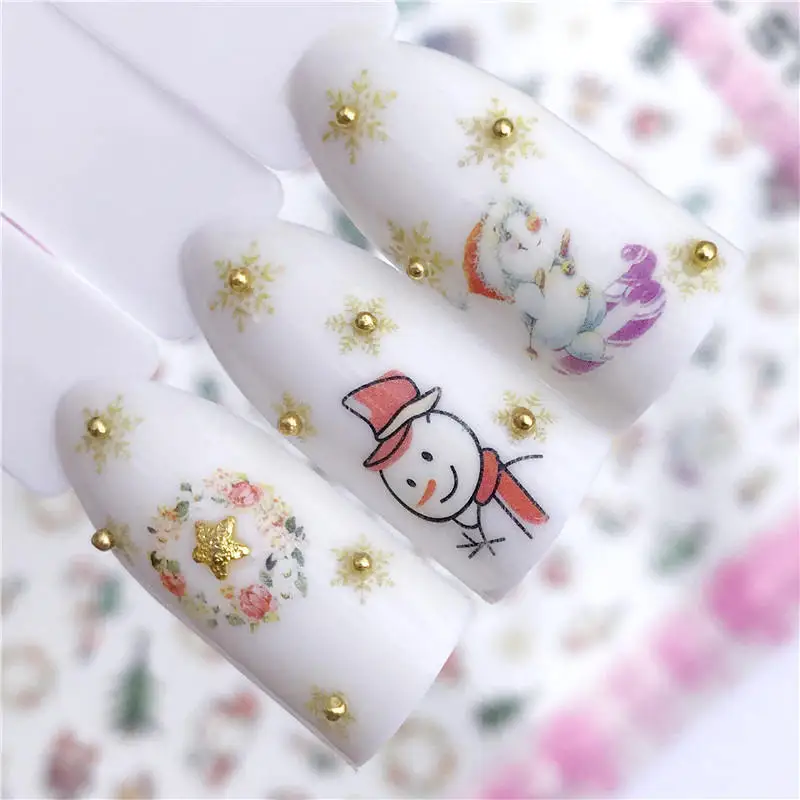 LCJ 2019 NEW Styles Nail Art Sticker Christmas series Flower Animal Designs Nail Art Transfer Stickers 3D Design
LCJ 2019 NEW Styles Nail Art Sticker Christmas series Flower Animal Designs Nail Art Transfer Stickers 3D Design