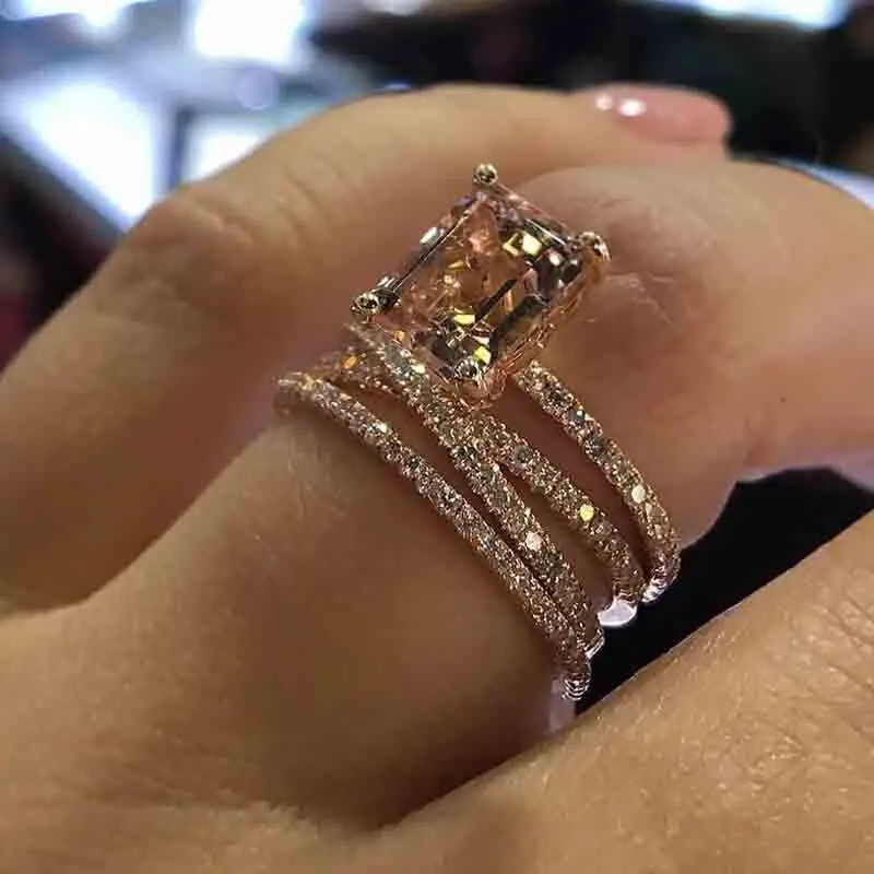 Simple Irregular Square Crystal Round Geometric Ring Female Exquisite Engagement Ring Charm Clothing Jewelry Accessories
Simple Irregular Square Crystal Round Geometric Ring Female Exquisite Engagement Ring Charm Clothing Jewelry Accessories