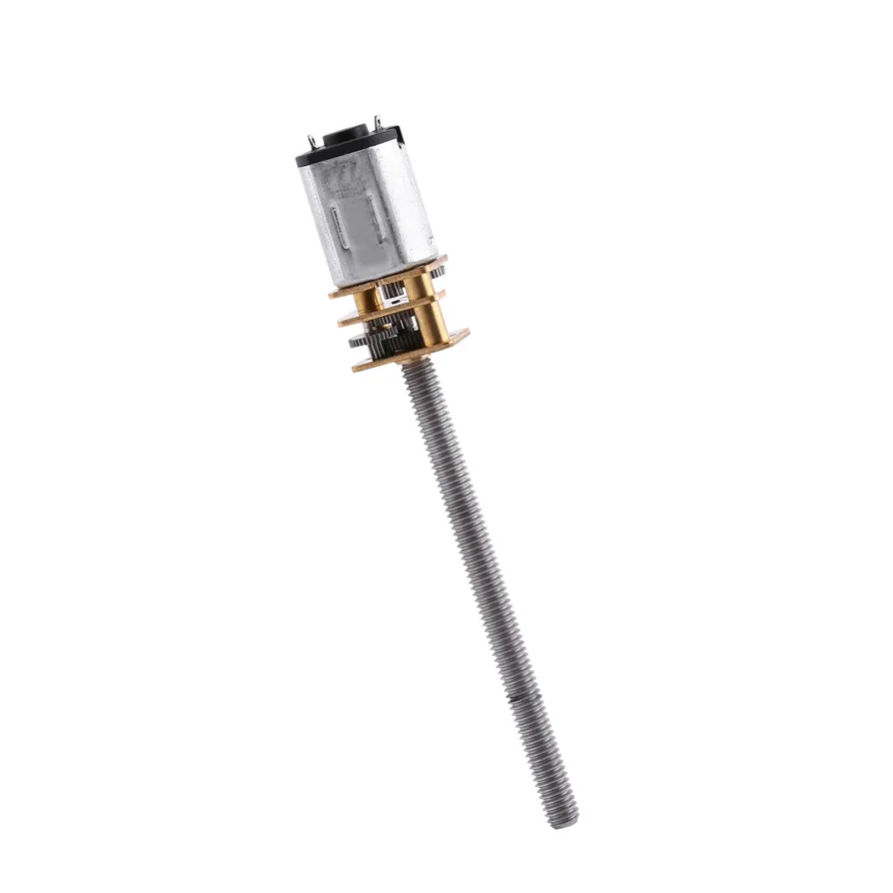 DC 12V 400RPM N20 Micro Gear Motor 16mm Shaft M4x55mm Screw Reducer with Gear Box
DC 12V 400RPM N20 Micro Gear Motor 16mm Shaft M4x55mm Screw Reducer with Gear Box