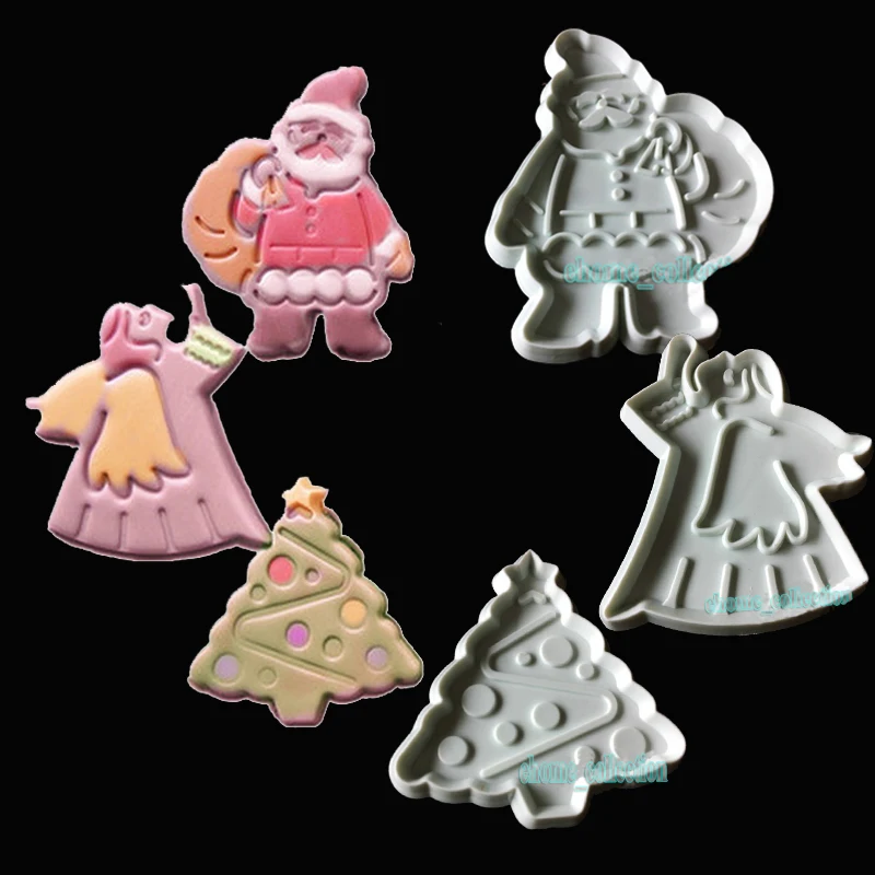 3pcs/set Christmas Santa Tree Cookie Biscuit Fondant Plunger Cutter Mold Cake Decorating Tool Congectionary Bakeware Sugarcraft
3pcs/set Christmas Santa Tree Cookie Biscuit Fondant Plunger Cutter Mold Cake Decorating Tool Congectionary Bakeware Sugarcraft