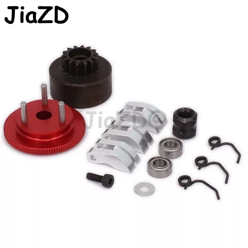 Clutch Bell 14T Gear Flywheel Assembly Clutch Shoes flywheel Springs Cone&Engine Nut For 1/8 RC Model Nitro Car HPI HSP Traxxas
Clutch Bell 14T Gear Flywheel Assembly Clutch Shoes flywheel Springs Cone&Engine Nut For 1/8 RC Model Nitro Car HPI HSP Traxxas
