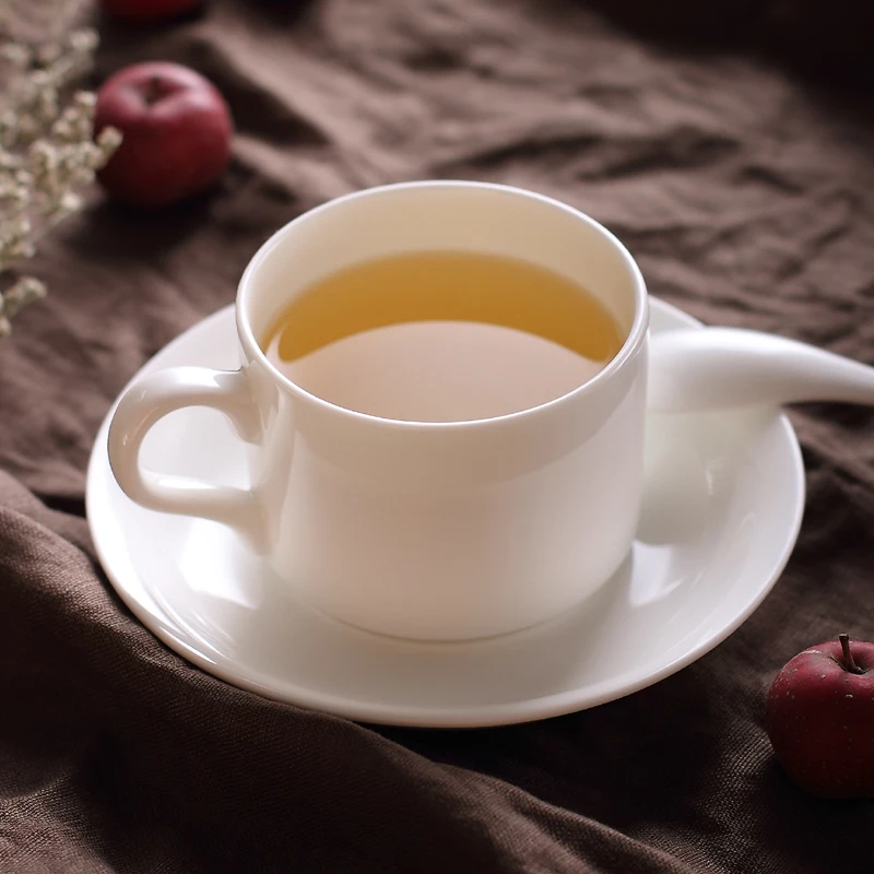 160ML, bone china plain white cup and saucer, porcelain tea cup with spoon, dessert coffee cups for afternoon, pottery glazing
160ML, bone china plain white cup and saucer, porcelain tea cup with spoon, dessert coffee cups for afternoon, pottery glazing