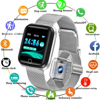 LIGE Fashion Smart Bracelet IP67 Waterproof Fitness Tracker Heart Rate Monitor Pedometer Smart Sports Bracelet For Android ios
LIGE Fashion Smart Bracelet IP67 Waterproof Fitness Tracker Heart Rate Monitor Pedometer Smart Sports Bracelet For Android ios