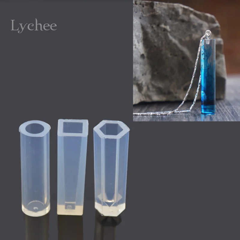 1 Piece DIY Pendant Liquid Silicone Mold Resin Jewelry Pendant Mould Handmade Decoration Tools Cylinder Trapezoid Crystal Design
1 Piece DIY Pendant Liquid Silicone Mold Resin Jewelry Pendant Mould Handmade Decoration Tools Cylinder Trapezoid Crystal Design