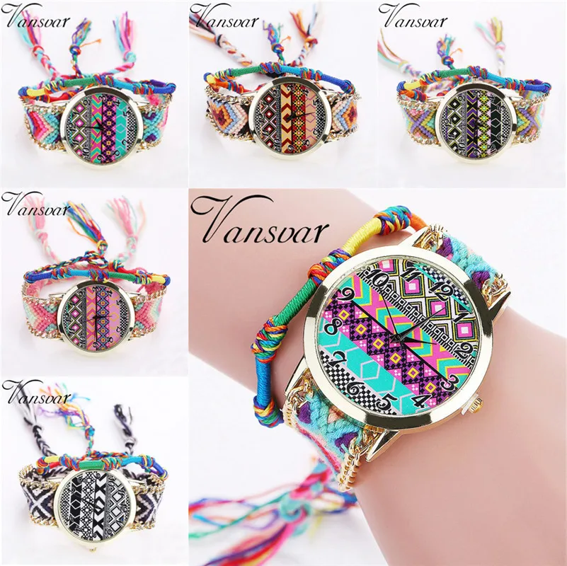 Fashion Women Watches Bracelet Handmade Braided Rope Ladies Quartz Wristwatch Women Casual Dress Clock Female Gift reloj mujer/D
Fashion Women Watches Bracelet Handmade Braided Rope Ladies Quartz Wristwatch Women Casual Dress Clock Female Gift reloj mujer/D