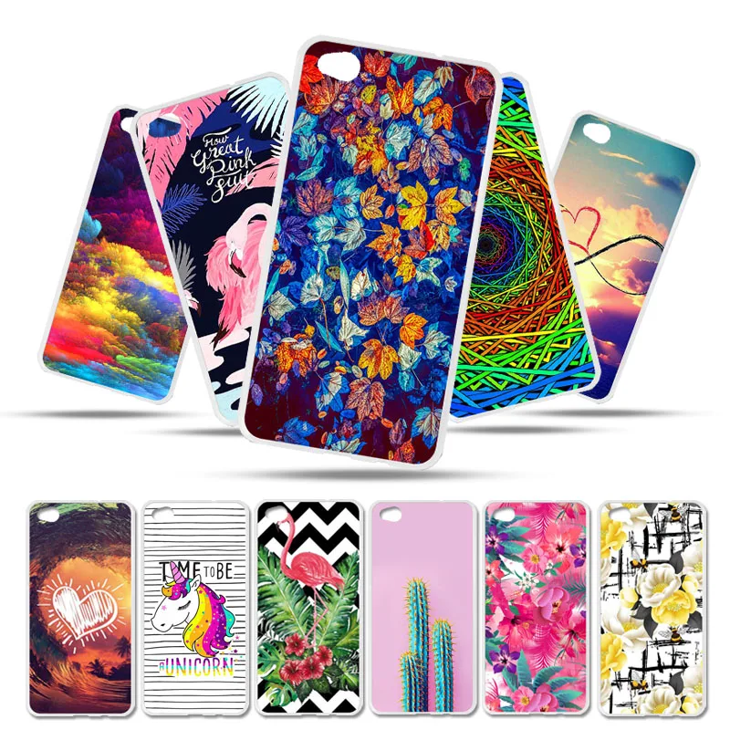 

Bolomboy Painted Case For ZTE Nubia M2 Lite Case Silicone Soft TPU Cases For ZTE M2 Lite Cover Wildflowers Cute Animal Bags