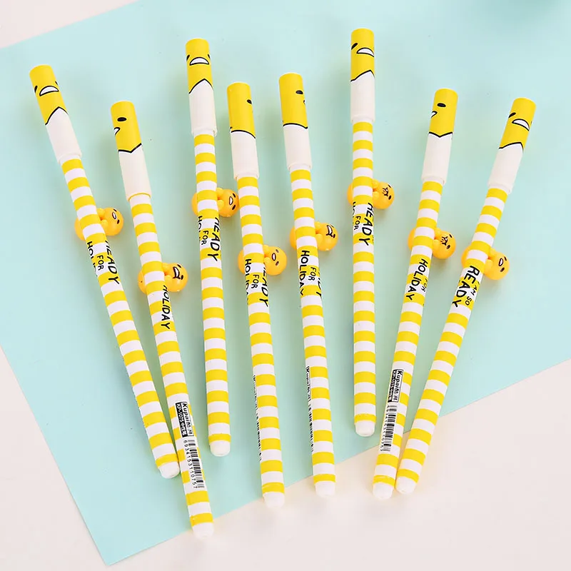 Yolk Holiday Novel Gel pen For School Children Studying 0.38mm Gel Black Ink Pen New Hot Sale Creative Stationery
Yolk Holiday Novel Gel pen For School Children Studying 0.38mm Gel Black Ink Pen New Hot Sale Creative Stationery