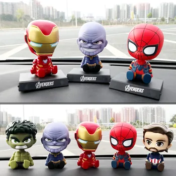 Car Ornaments Creativity for The Avengers Lron Man Cute Cartoon Shaking Head Interior Dashboard Decoration Toys Car Accessories
Car Ornaments Creativity for The Avengers Lron Man Cute Cartoon Shaking Head Interior Dashboard Decoration Toys Car Accessories