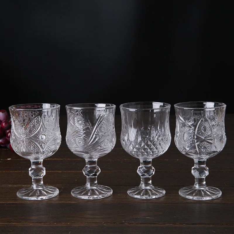 6PCS 150ml Shot Glass Machine Made Classical Lead Free Glasstransparent Liqueur Glasses Creative Goblet with Embossed Flowers
6PCS 150ml Shot Glass Machine Made Classical Lead Free Glasstransparent Liqueur Glasses Creative Goblet with Embossed Flowers