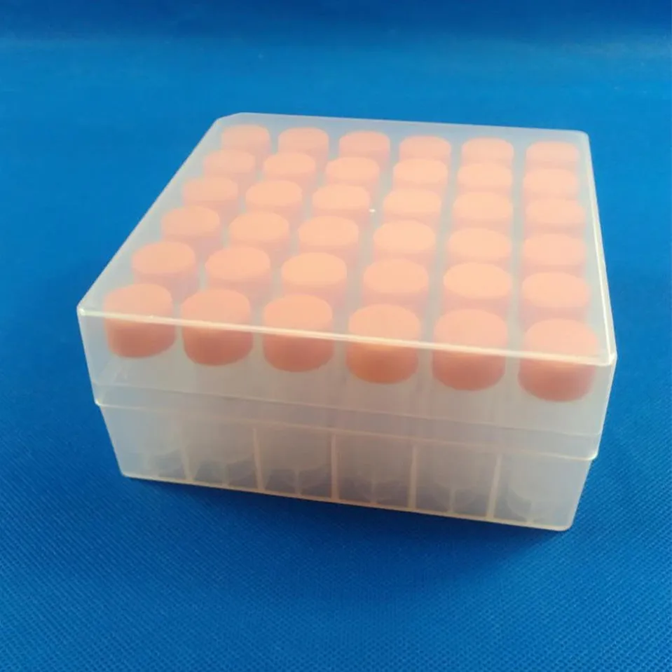 5ml/36vents Freezing Tube box+36 pcs 5ML Freezing Tubes Centrifuge Tubes Flat plastic test tubes
5ml/36vents Freezing Tube box+36 pcs 5ML Freezing Tubes Centrifuge Tubes Flat plastic test tubes