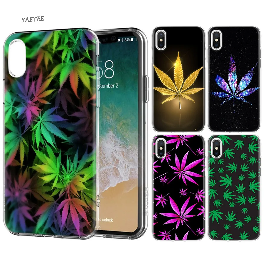 Fundas Print Silicone Phone Case For Apple iPhone 6 6S 7 8 Plus X 10 XS MAX XR 5S 5 5C SE TPU Cover Weed Leaf grass huf
Fundas Print Silicone Phone Case For Apple iPhone 6 6S 7 8 Plus X 10 XS MAX XR 5S 5 5C SE TPU Cover Weed Leaf grass huf
