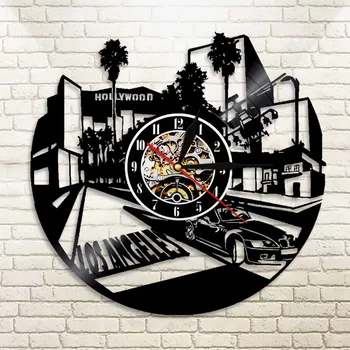 1Piece Los Angeles Hollywood Vinyl Record Wall Clock Modern Wall Clock Bedroom Home Decor Wall Art Clock USA Travel Gift
1Piece Los Angeles Hollywood Vinyl Record Wall Clock Modern Wall Clock Bedroom Home Decor Wall Art Clock USA Travel Gift
