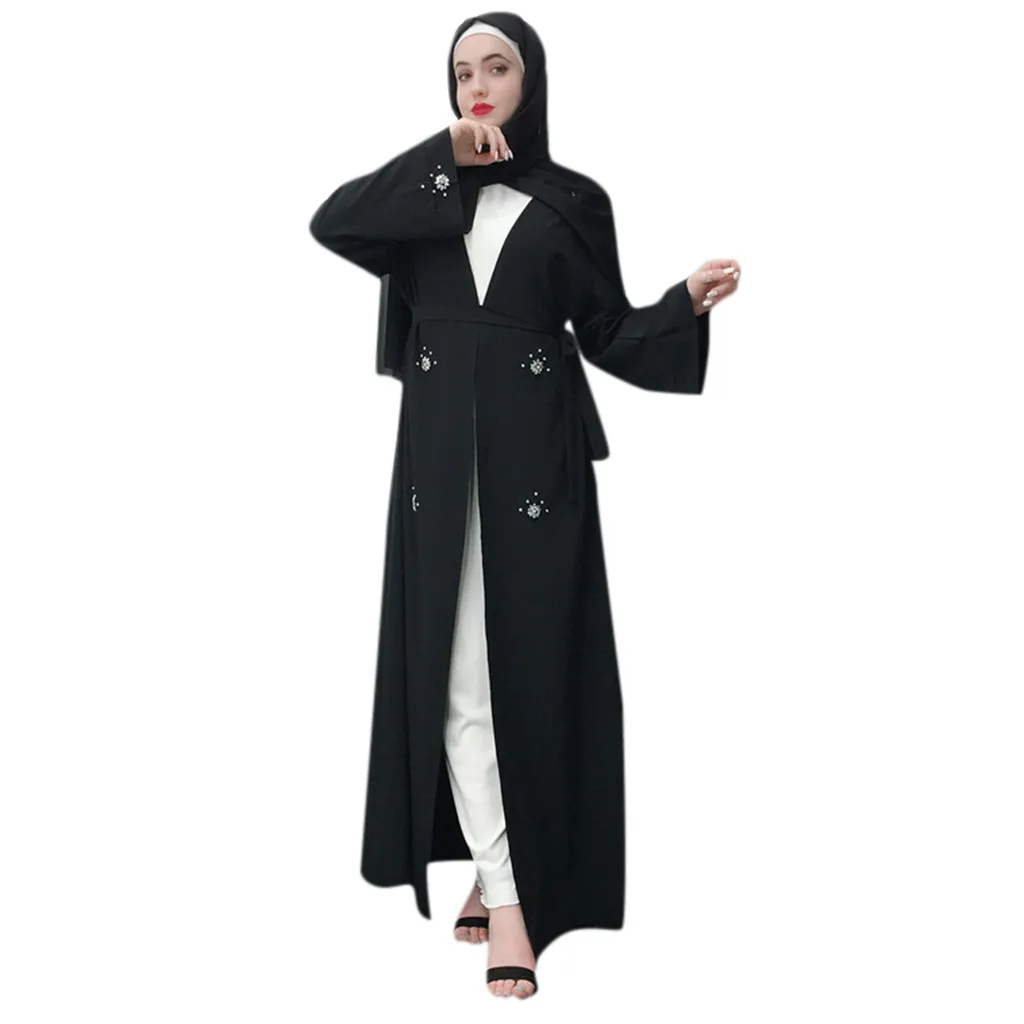 Hot Fashion Women Openwork Embroi Long Dress Robe Open Abaya Cardigan Muslim Dubai Robe Gown Muslim Dress 2019 New Arrivals
Hot Fashion Women Openwork Embroi Long Dress Robe Open Abaya Cardigan Muslim Dubai Robe Gown Muslim Dress 2019 New Arrivals