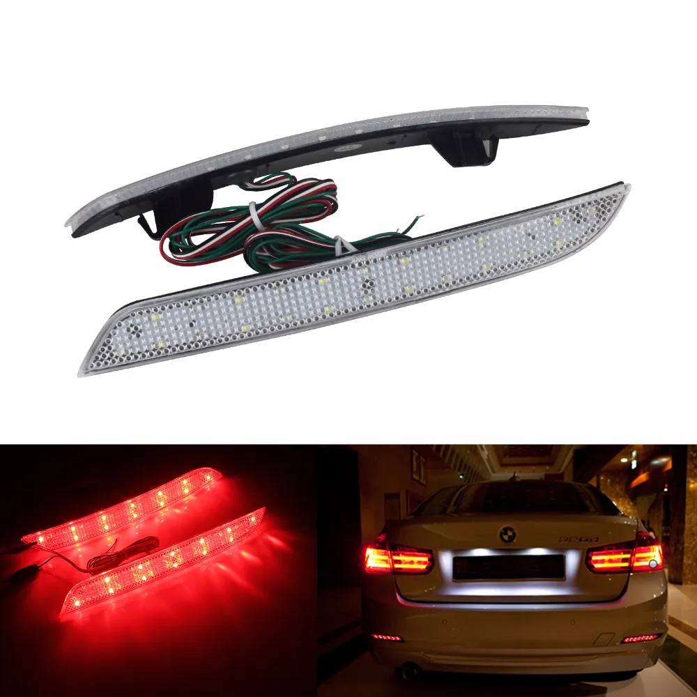 ANGRONG 2x Clear Bumper Reflector LED Reverse Brake Light For BMW 3-Series F30 F31 F35 F34 & 4-Series F32 F33 F36 (CA182)
ANGRONG 2x Clear Bumper Reflector LED Reverse Brake Light For BMW 3-Series F30 F31 F35 F34 & 4-Series F32 F33 F36 (CA182)
