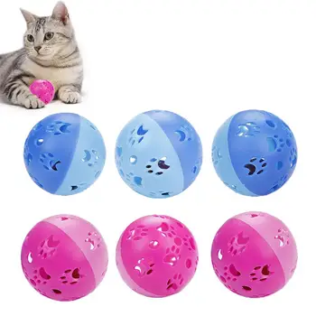 6PCS Cat Bell Toy Hollow Exercise Ball Cat Ball with Bell Ring Playing Chew Rattle Scratch Training Interactive Pet Cat Supply
6PCS Cat Bell Toy Hollow Exercise Ball Cat Ball with Bell Ring Playing Chew Rattle Scratch Training Interactive Pet Cat Supply