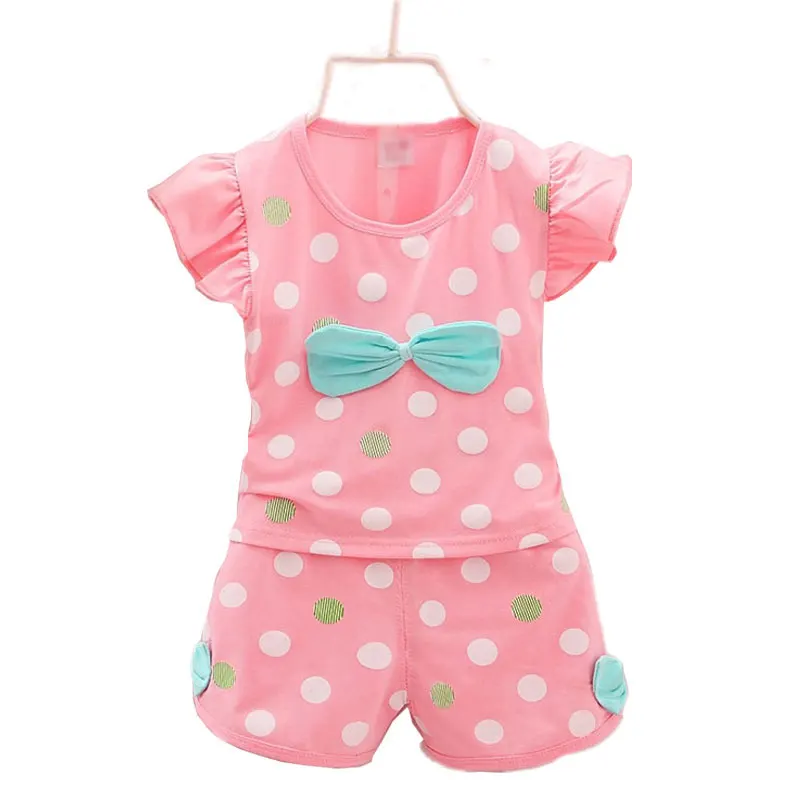 2017 summer girl baby clothes outfit casual sports suit 2pcs sets for infant baby girls brand design Korean dots clothing sets
2017 summer girl baby clothes outfit casual sports suit 2pcs sets for infant baby girls brand design Korean dots clothing sets
