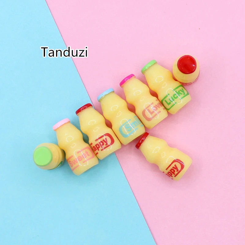 Tanduzi Wholesale 100PCS Cute Miniature Yogurt Resin Yogurt Bottle Dollhouse Miniature Food Diy Resin Crafts
Tanduzi Wholesale 100PCS Cute Miniature Yogurt Resin Yogurt Bottle Dollhouse Miniature Food Diy Resin Crafts