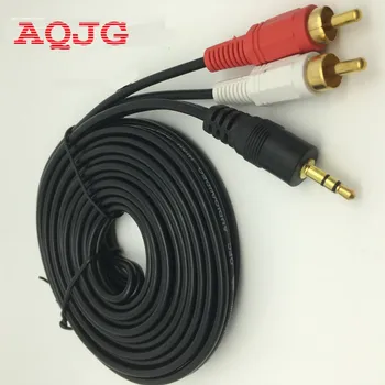 

3.5 MM Male Jack to AV 2 RCA Male Stereo Music Audio Cable Cord AUX for Mp3 Pod Phone TV Sound Speakers 1.5M 3M 5M 10M 15M 20M