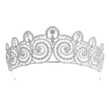 Cubic Zirconia Wedding Bridal Princess Big Tiara Crown Women Girl Prom Hair Jewelry Accessories Real Platinum Plated CH10294
Cubic Zirconia Wedding Bridal Princess Big Tiara Crown Women Girl Prom Hair Jewelry Accessories Real Platinum Plated CH10294