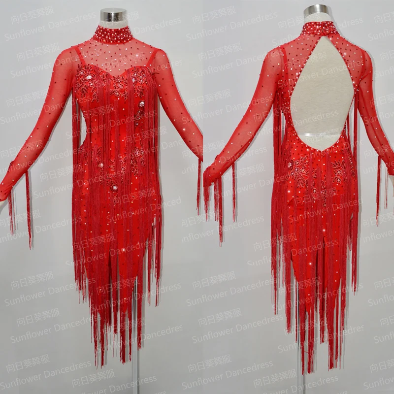 New Fashion tango salsa samba dance dress dancewear Latin cha-cha dance dress red color Sunflower dance dress,red fringe latin
New Fashion tango salsa samba dance dress dancewear Latin cha-cha dance dress red color Sunflower dance dress,red fringe latin