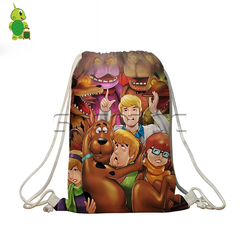 FNAF Five Nights At Freddy's Crossovers Drawstring Bag Women Men Travel Shoulder Backpacks Boys Girls Kids Mini School Bags
FNAF Five Nights At Freddy's Crossovers Drawstring Bag Women Men Travel Shoulder Backpacks Boys Girls Kids Mini School Bags