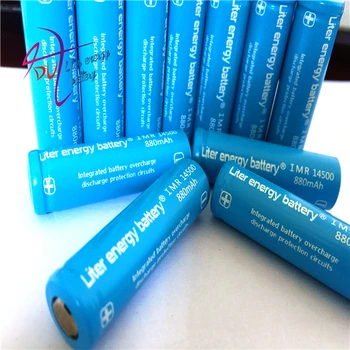 10pcs! Liter energy battery 3.7V 880mAh 14500 Li-ion Rechargeable Battery for LED Flashlight Headlamp Bicycle Lamp
10pcs! Liter energy battery 3.7V 880mAh 14500 Li-ion Rechargeable Battery for LED Flashlight Headlamp Bicycle Lamp