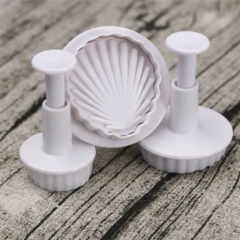 3pcs Shell Shape Biscuit Mold Baking Cake Tools Cake Baking Decorating Jelly Suagr Craft Chocolate Fondant Mold Cookies Cutter
3pcs Shell Shape Biscuit Mold Baking Cake Tools Cake Baking Decorating Jelly Suagr Craft Chocolate Fondant Mold Cookies Cutter