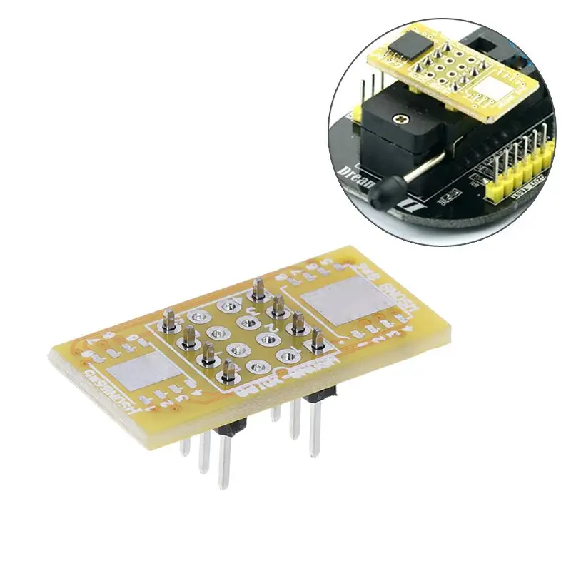1pc 2 WSON8 To DIP8 Programmer Adapter Board QFN8/DFN8 To DIP8 & WSON8/MLF8 To DIP8 Socket Drop ship
1pc 2 WSON8 To DIP8 Programmer Adapter Board QFN8/DFN8 To DIP8 & WSON8/MLF8 To DIP8 Socket Drop ship