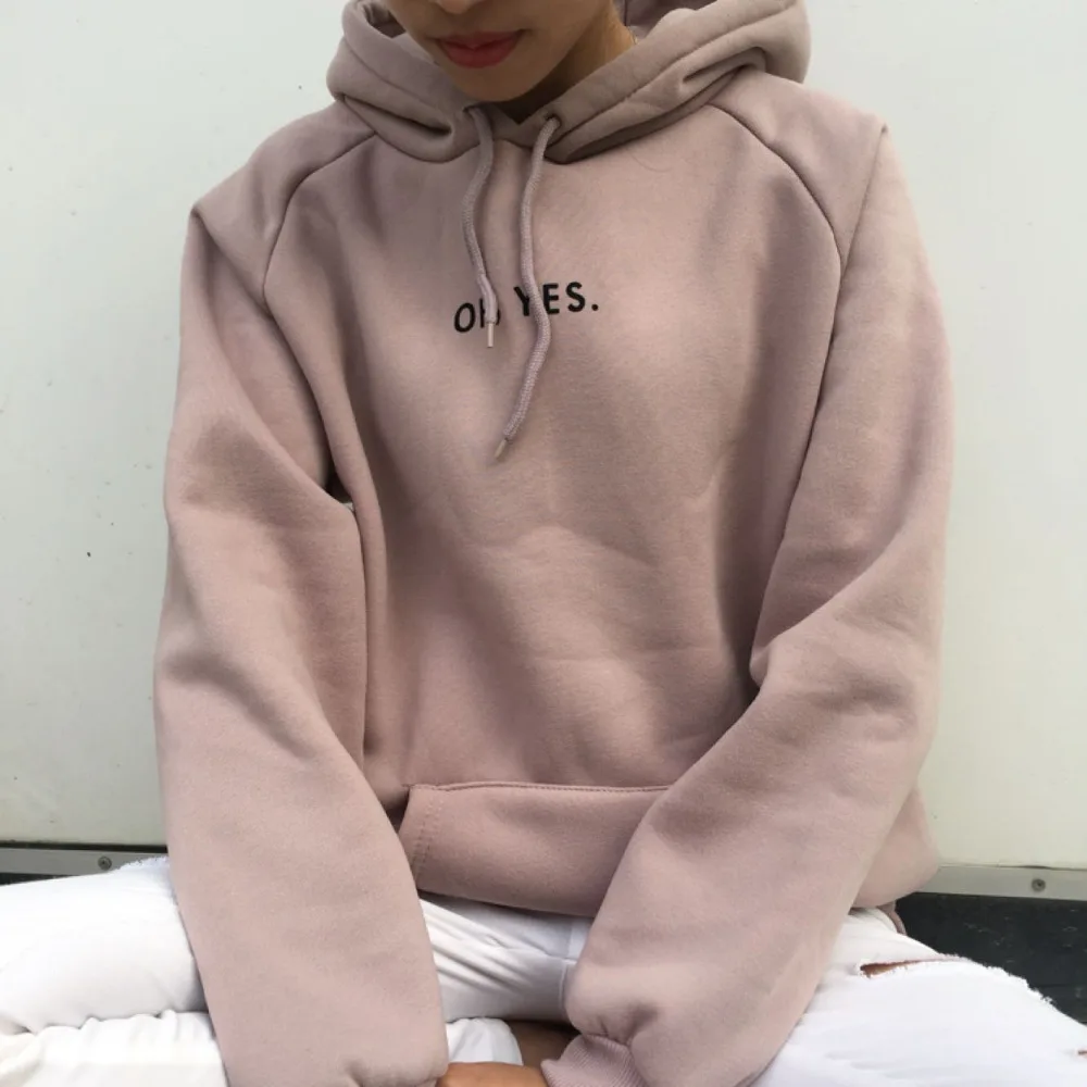OH YES2017 New Fashion Corduroy Long sleeves Letter Harajuku Print Girl Light pink Pullovers Tops O-neck Woman Hooded sweatshirt
OH YES2017 New Fashion Corduroy Long sleeves Letter Harajuku Print Girl Light pink Pullovers Tops O-neck Woman Hooded sweatshirt